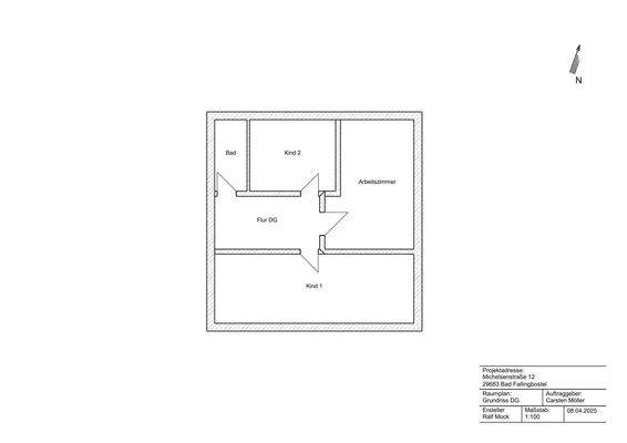 Grundriss Dachgeschoss