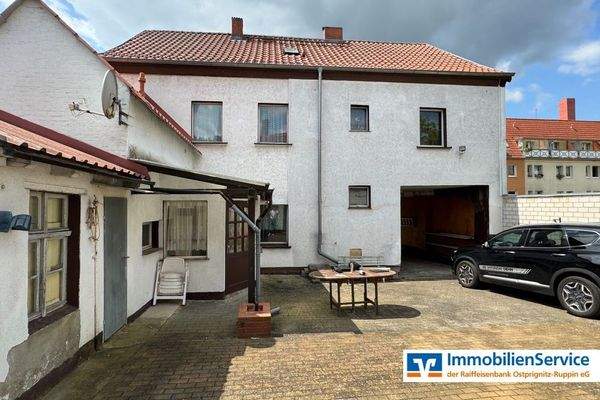 Hofseitige Hausansicht