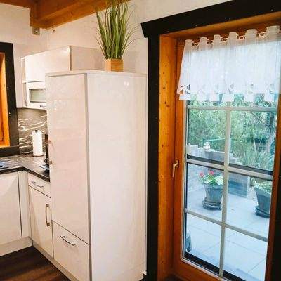 Terrassentür aus der Küche