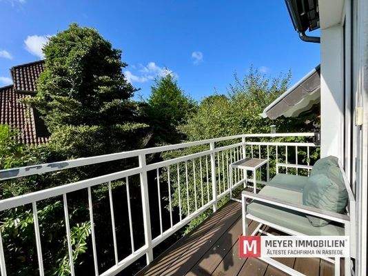 Balkon mit Südausrichtung