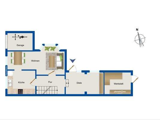 Grundriss - Erdgeschoss