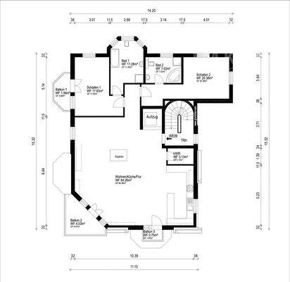 1. Obergeschoss Wohnung 09