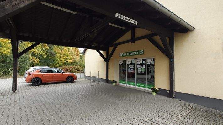 Eingang Fitnesstudio