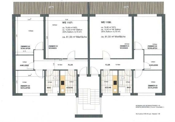 Wohnungsaufteilung