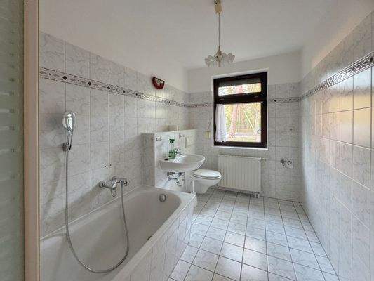 Tageslichtbad mit Wanne