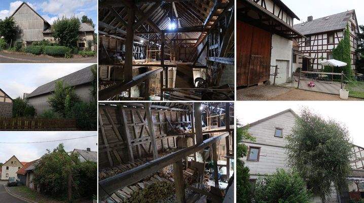 Scheune und rund ums Haus