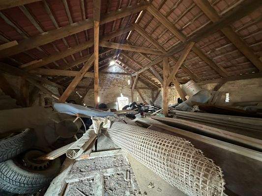 Obere Etage der Remise