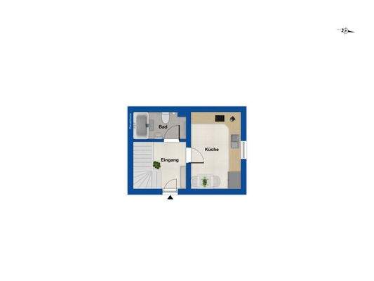 Grundriss Nebengelass EG