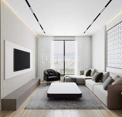 On-Site Flats with Pool and Security in Istanbul Kucukcekmece