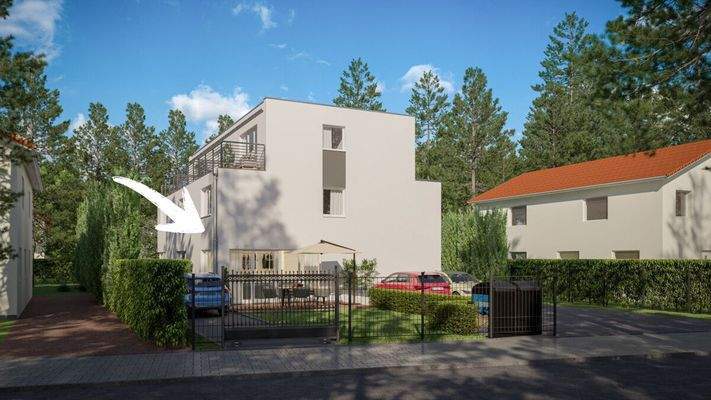 Einfahrt in Ihr Reihenendhaus