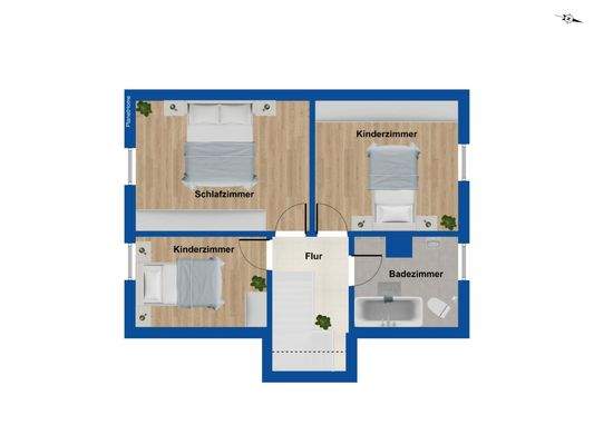 Grundriss Obergeschoss