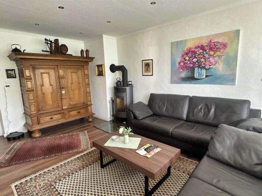 Wohnzimmer mit Kaminofern