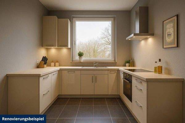 Renovierungsbeispiel Küche