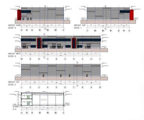 Ansichten und Schnitte