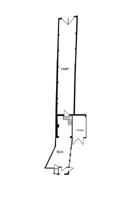 Grundriss Lagerfläche - unten