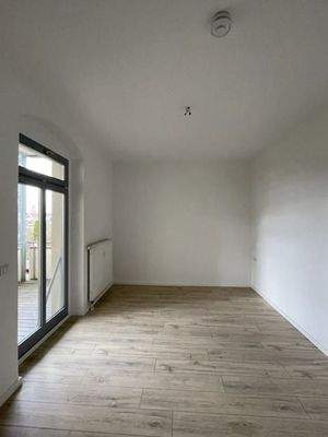 Schlafzimmer mit Balkon