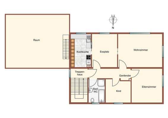 Grundriss Obergeschoss