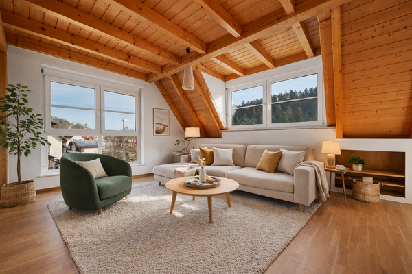 1. DG | Wohnzimmer, virt. Darstellung