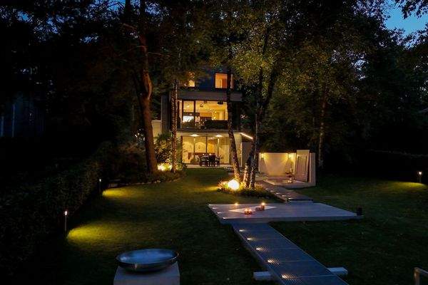 stimmungsvolle Abendbeleuchtung