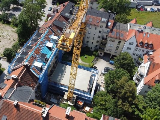 Kommuner Anbau im Innenhof