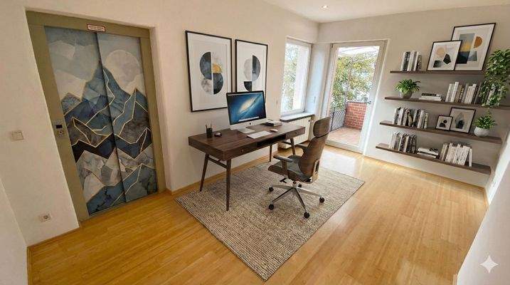 1.OG Büro - digital eingerichtet