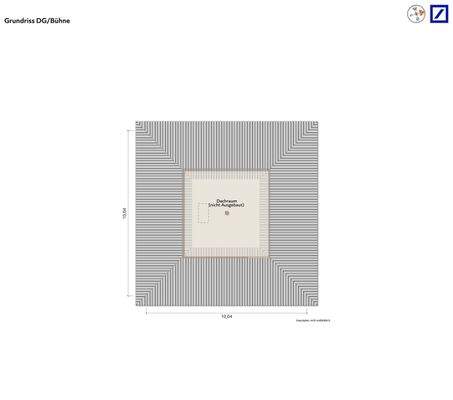Grundriss Bühne