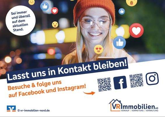 Lasst uns in Kontakt bleiben!