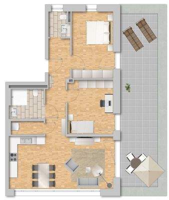 Grundriss - WHG 08 DG