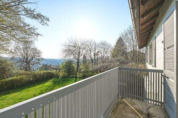 Balkon mit toller Aussicht