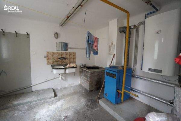 Heizraum und Waschküche