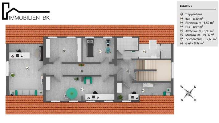 Grundriss Dachgeschoss