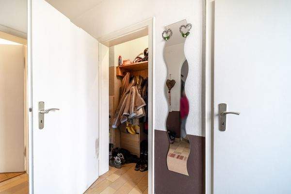 Garderobenraum im Flur