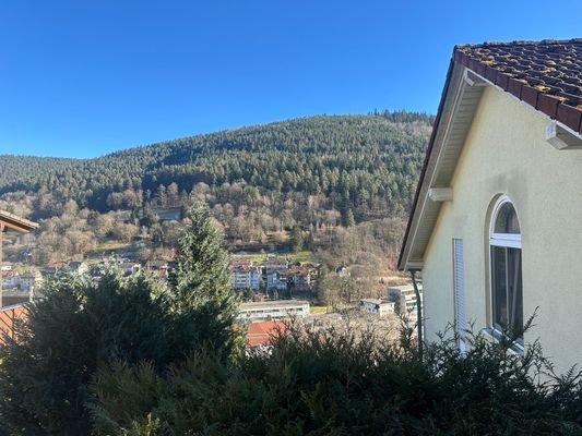 links des Hauses