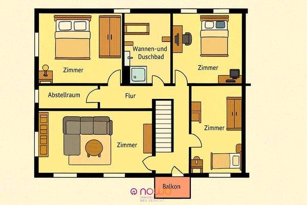 Grundriss Obergeschoss
