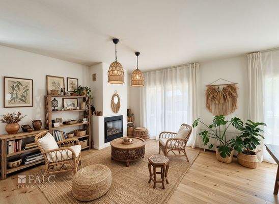 Wohnzimmer - (KI generiert)