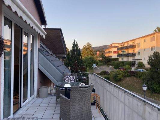 großzügiger Balkon