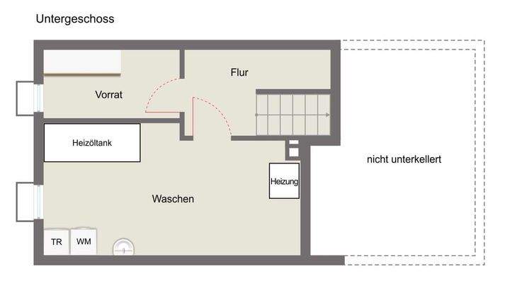 Grundriss Untergeschoss