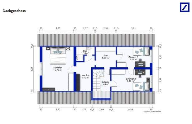 Grundriss Dachgeschoss
