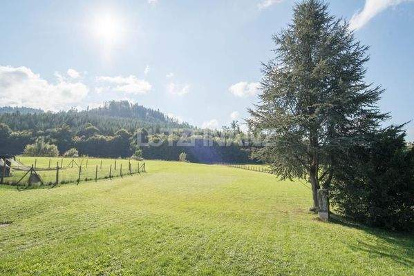 Blick auf das Grundstück