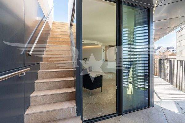 Treppenaufgang Dachterrasse