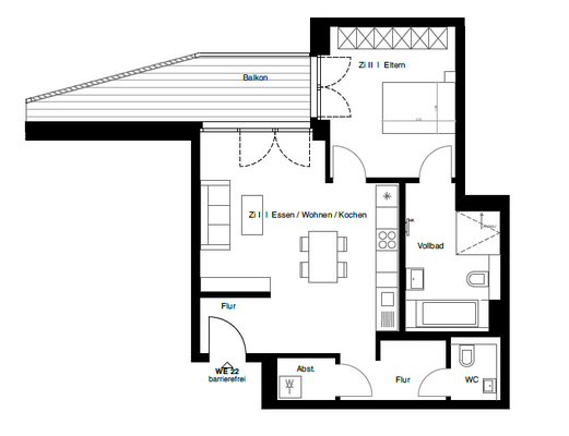 Grundriss WE22