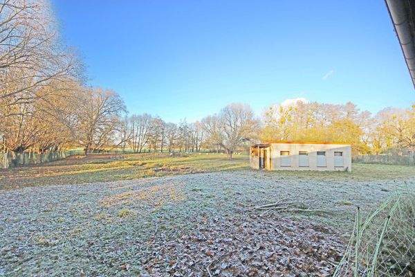 Blick auf das Grundstück