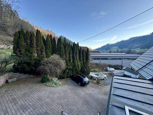 Parkplätze, Talblick