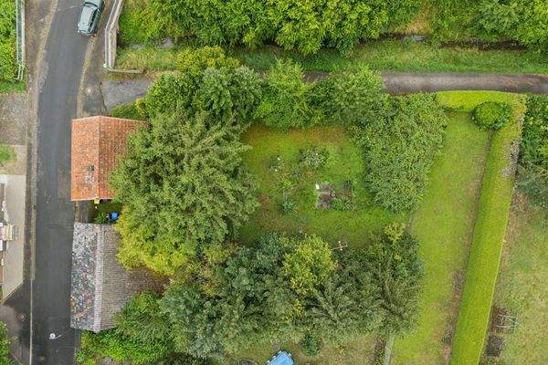 Baugrundstück, 855 m², von oben 