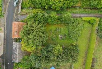 Baugrundstück, 855 m², von oben 