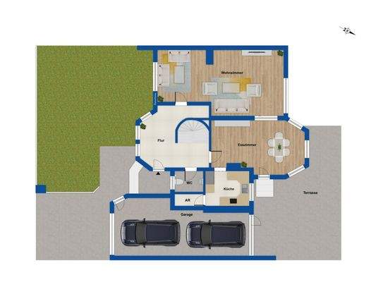 Grundriss Erdgeschoss