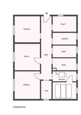 Grundriss Untergeschoss