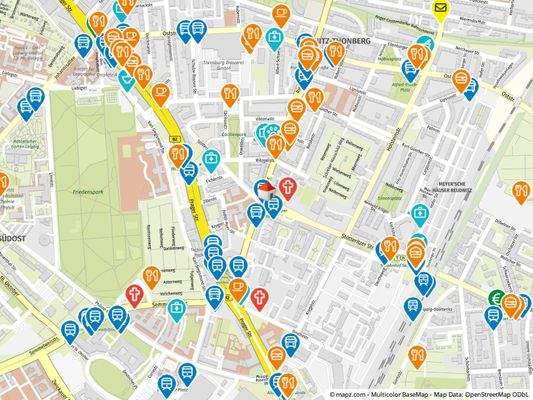 Geolyzer Kartenausschnitt