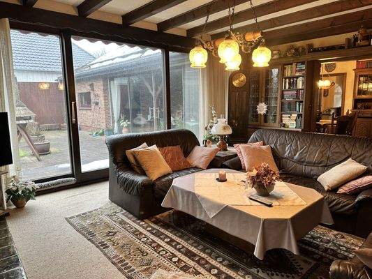 Als Ausgang in den Garten