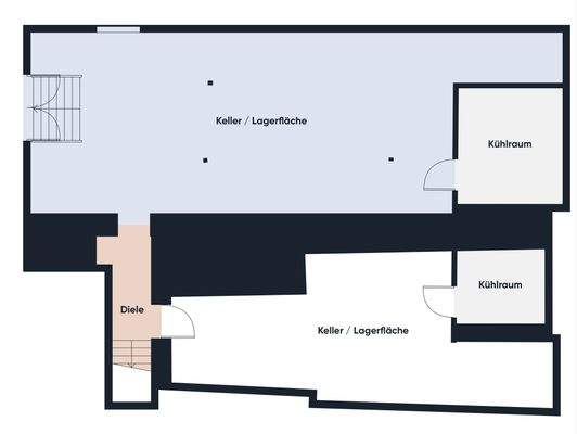 Grundriss ohne Maßstab / Kellergeschoss